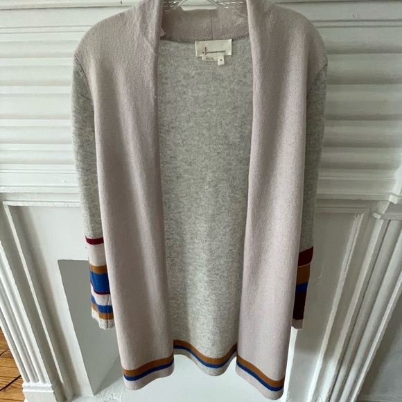 Anthropologie 100% Cashmere Colorblock Cardigan, XS - Picture 7 of 10